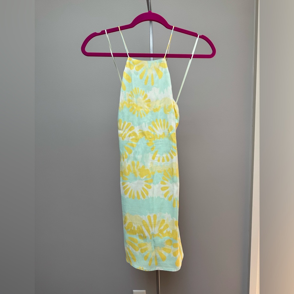Zara Sunburst Yellow and Mint Dress